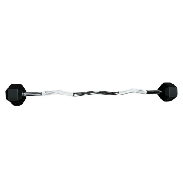 Set de Barras Curl de Peso fijo + Rack Harbinger - Imagen 2