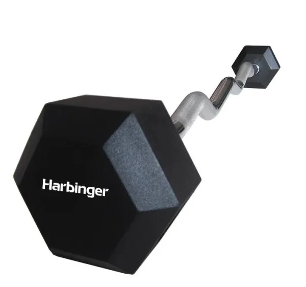 Set de Barras Curl de Peso fijo + Rack Harbinger - Imagen 3